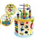Activity Cube Toys Baby Educational Wooden Bead Maze Shape Sorter Abacus Toy|Toys & Hobbies | Educational | Other Educational Toys|1 Set Wooden Activity Cube Multifunction Learning Toys