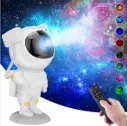 Astronaut Galaxy Projector Night Light – 360° Rotating Nebula Star Projector with Remote Control, Timer & Adjustable Head – Space Lamp for Kids’ Bedroom, Gifts, Gaming Room, Home & Décor