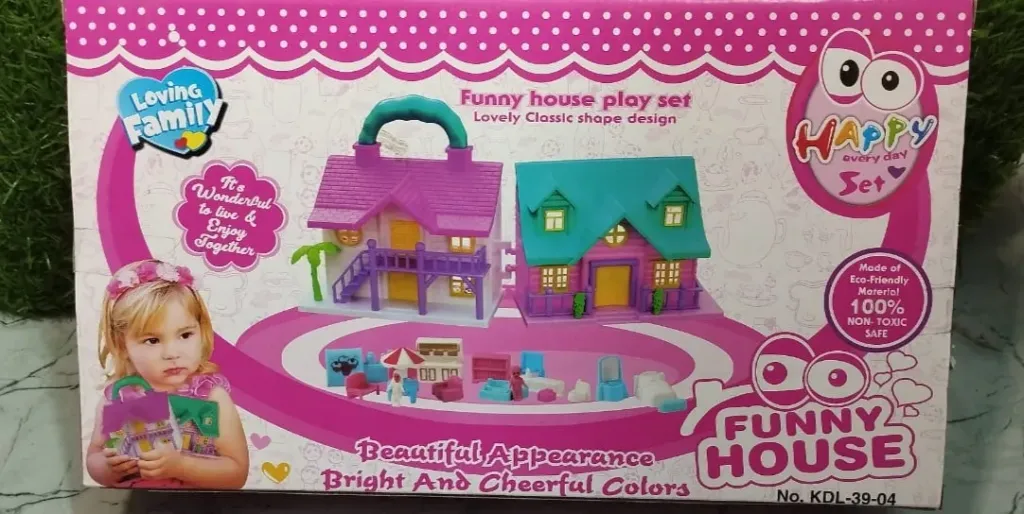 [Toys & Games / Pretend play-36966] Doll House for 3+ Year Old Girls | Small Doll House for Girls | Doll House with Furniture | Doll House Play Set for Girls