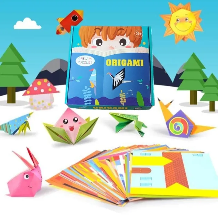 [Toys & Games / Puzzles and Blocks-19118] Little Mind Origami Puzzles Box for Kids 3+