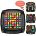 Rainbow Ball Chess Game – Toys for Kids, Brain Teasing Games for Kid & Adults, Fun Family Games, Matching Ball Board Games for Kids