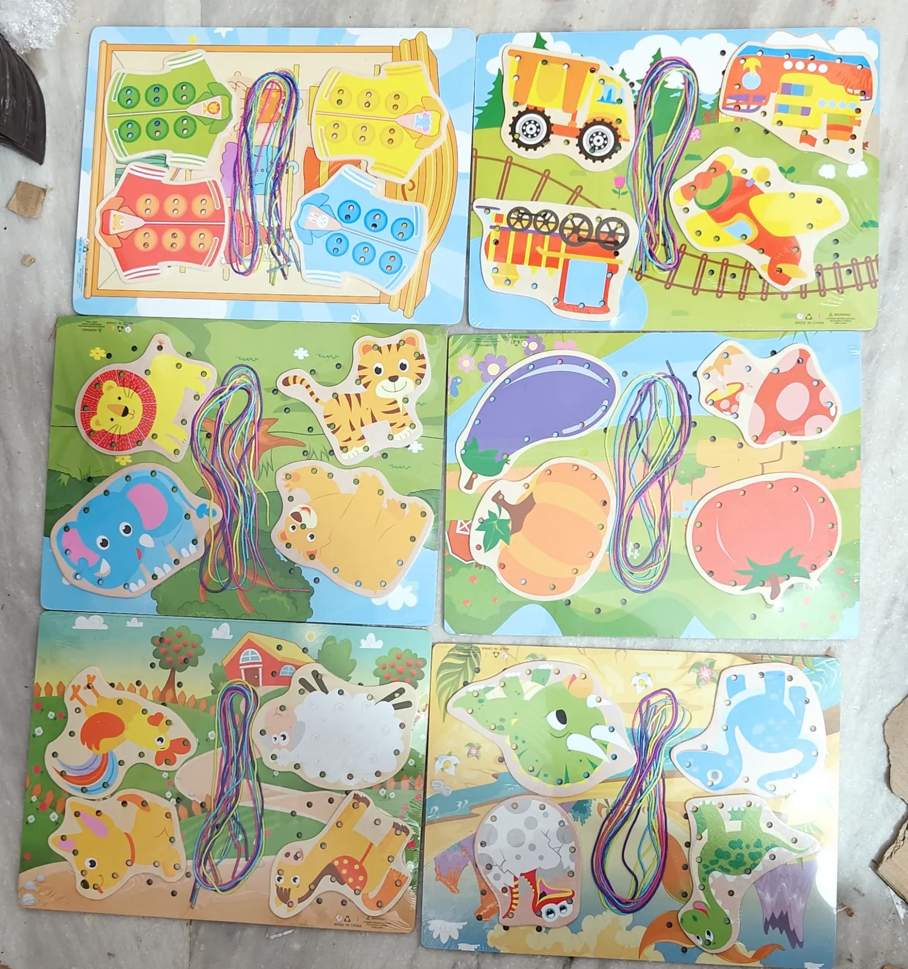 [Toys & Games / Learning Toys-29594] Threading Toys, Lacing Activity for Kids