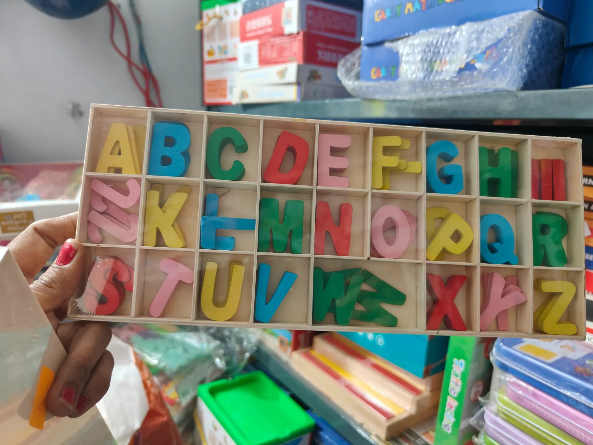[Toys & Games / Learning Toys-31146] Wooden Alphabet