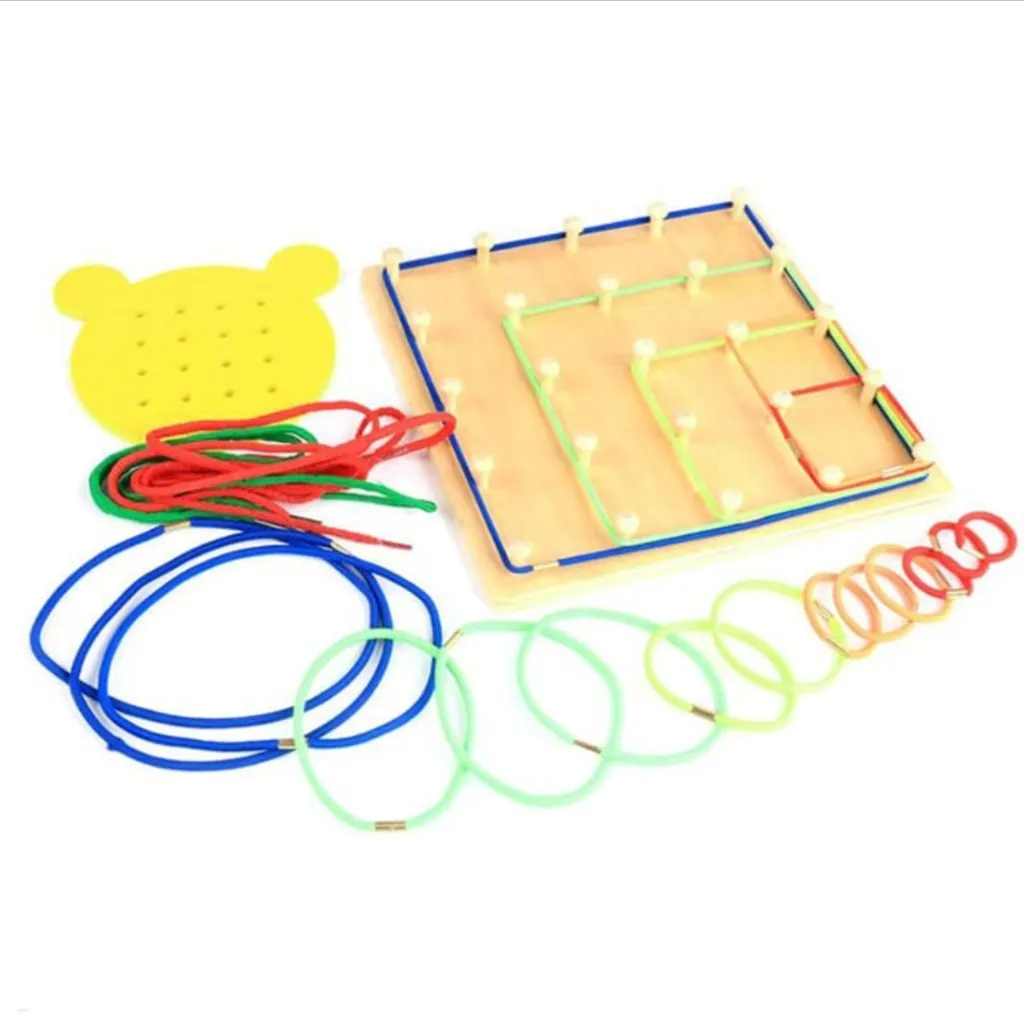 [Toys & Games / Fun Games and toys-28818] Wooden Lacing with String Game