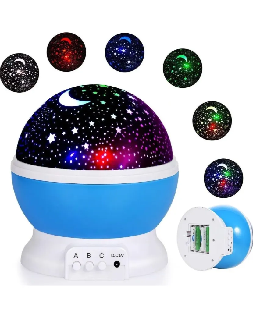 [toys  games - musical toys-10776] Star Master Galaxy Night Projector Lamp 360° Rotating Led Starry Light with Moon