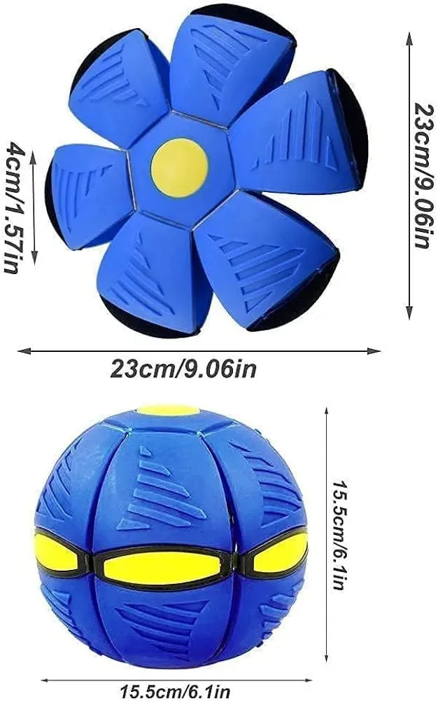 [toys  games - fun games and toys-10970] UFO Magic Ball,Portable Glowing Flying Toys Creative Fly Saucer Stomp Magic Balls,Decompression Flying Flat Throw Disc Balls Toy for Childrens Outdoor Sports Kids Gift