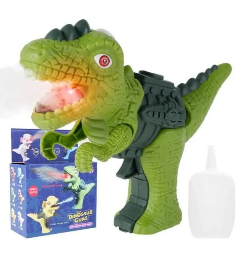 [toys  games - musical toys-12522] Mist Spraying Dinosaur Toy with LED Light and Sound Toy for Kids | Assorted| Orange | Blue | RED | Brown (Any ONE Color)