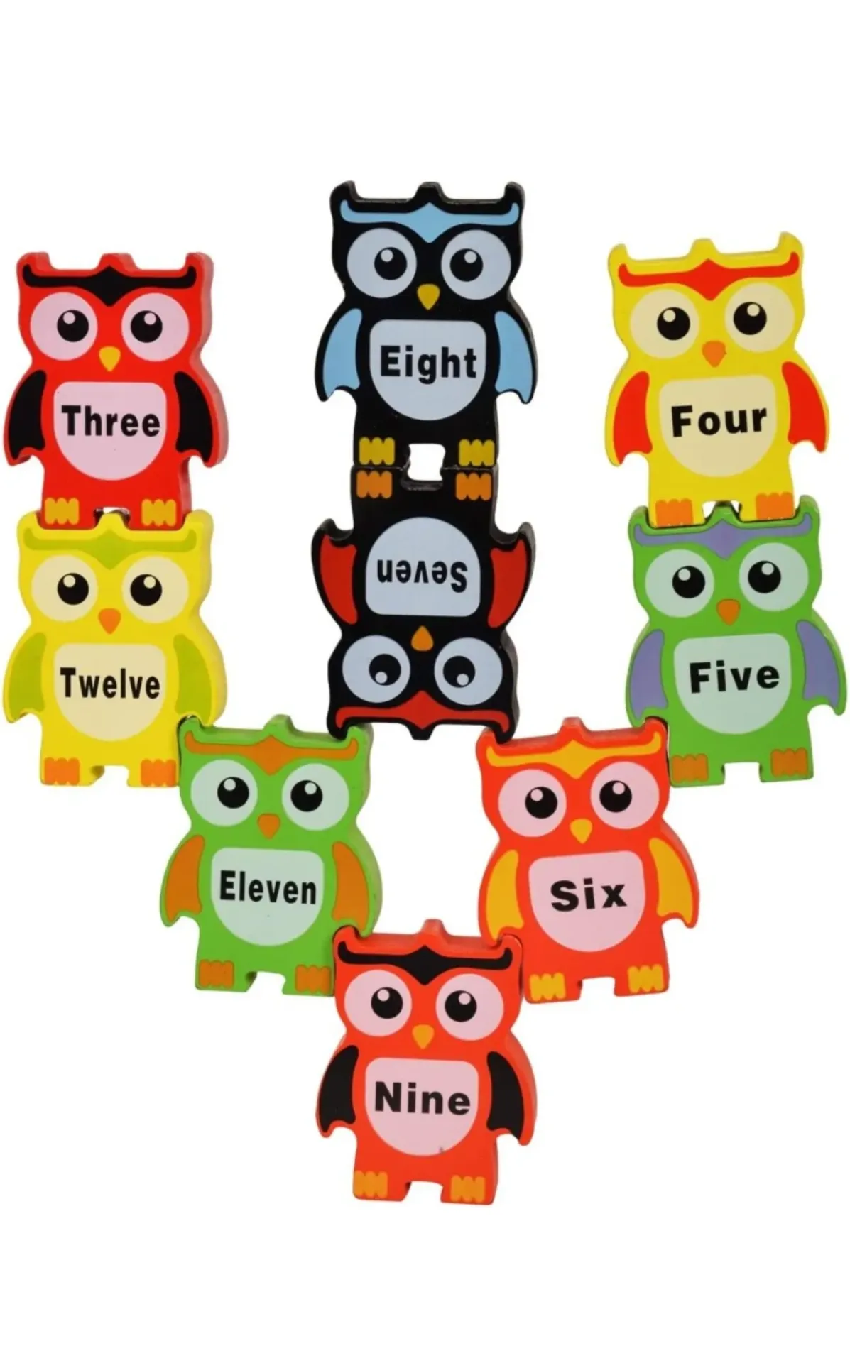Balancing / Stacking / Sorting Building Block Toys for Kids, Early Learning Preschool Educational Toys for Toddler Kids - 2+ Years (Owl Balancing)
