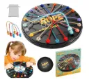Chain Triangle Chess Game Triggle Rubber Band Game for Kids & Adults, Fun Family Board Game, Brain Teaser Puzzle Interactive Chess 2-4Pla (Rope Untying Challenge)