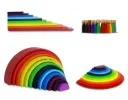 Rainbow Building Blocks Set