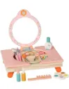 Wooden Folding Dresser Table, Make Up Pretend Play Toys for Girls