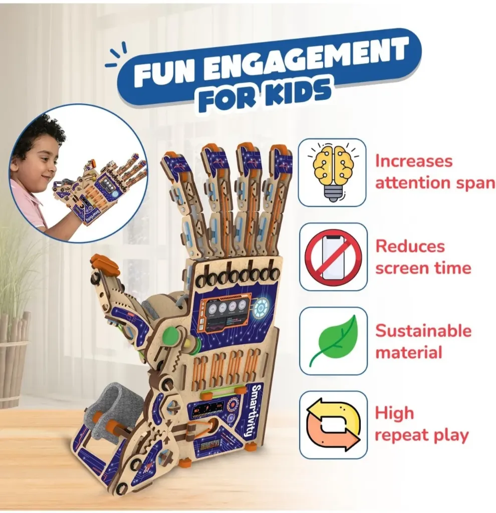 Robotic Mechanical Hand Toy for Kids 8-10-12-14 Years Old | Parents Choice Award Winner I Birthday Gifts for Smart Kids | STEM Educational Science Toys for Boys & Girls 8,9,10,11,12,13,14