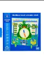 Calendar Clock Wooden Learning Toys Kids, Multifunctional Wooden Frog Teaching Clock Calendar,Weather,Season,Time,Week Telling Preschool and Fun 3-14 Years Old