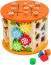 Activity Cube Toys Baby Educational Wooden Bead Maze Shape Sorter Abacus Toy|Toys & Hobbies | Educational | Other Educational Toys|1 Set Wooden Activity Cube Multifunction Learning Toys
