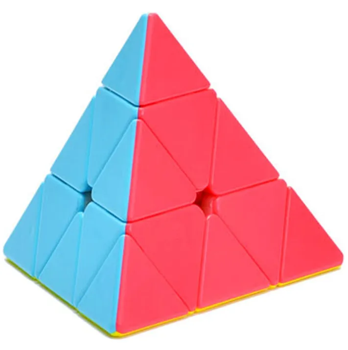 Kids Toys Treasure Pyramid Stickerless 3X3 Cube High Speed Magic Cube Puzzle-The Ultimate Toy Puzzle Set Mind Games For Fun&Learning|Pyramid Cube For Professionals