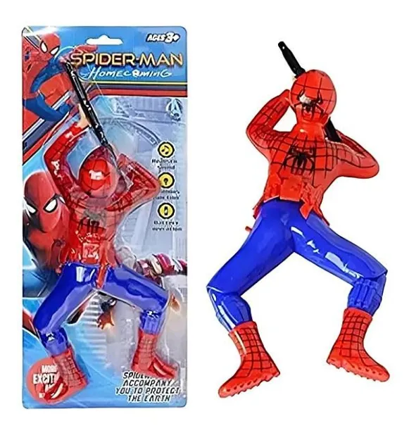 Latest Crawling Super Hero Spider with Amazing Lights and Sound (Multicolor)