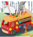 Multifunctional Disassembly and Assembly Nut Truck | Activity toy| Montessori game| Early Educational toys |Toys|Nut Toolbox Toy| Multicolour