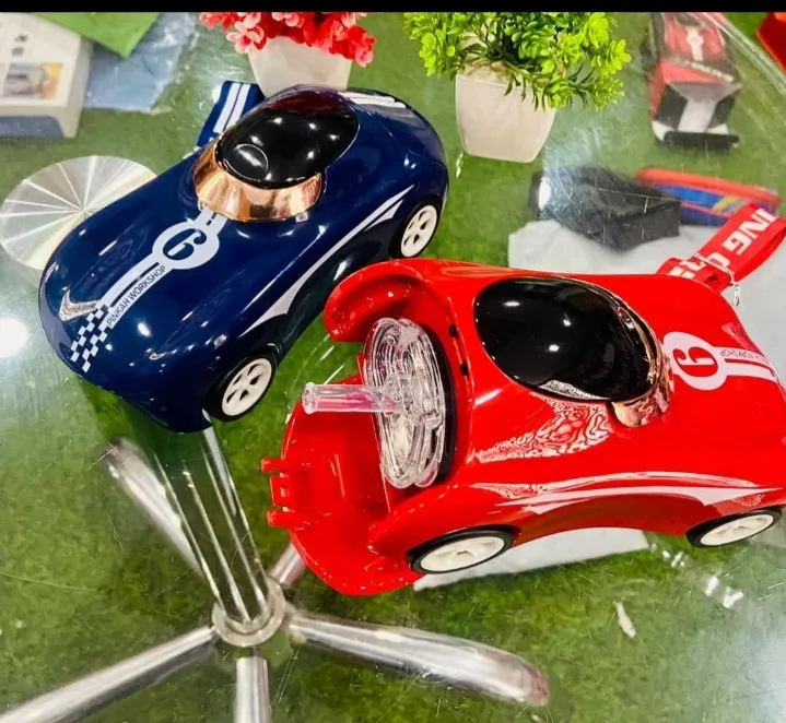 [school essentials - mugs - tumblers - bottles-34929] Sports Car Shape Tritan Material 280ml Leak Proof Sipper Water Bottle for Kids Water Bottle For Kids With Strap, Sipper, & Straw | Leakproof