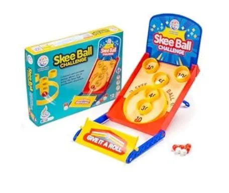 [toys  games - fun games and toys-35317] Skee Ball Challenge Classic Arcade Board Game Tabletop Fun for Kids & Adults 5+ Years