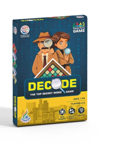 Decode The TOP Secret Word Board Game for Ages 7 and Above | DEVELOPS Team Building,Social Skills,Imagination | A Perfect Family Board Game