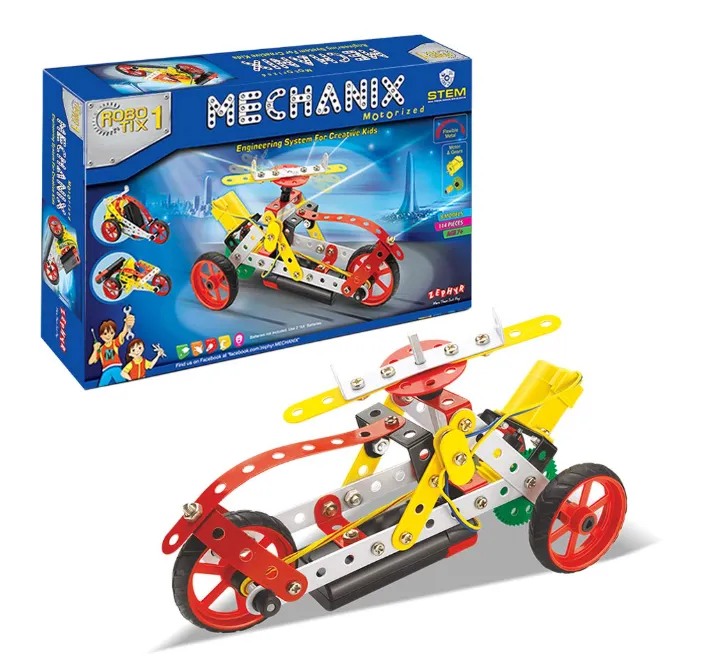 [toys  games - learning toys-35608] 1 Motorized STEM / STEAM Educational Toy, Building and Construction Set for Boys and Girls Age 7+