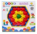 Hexie Puzzle Blocks Multicolor - 6 Phase Snap Puzzle - 96 Piece Building Blocks for Kids / Toddlers, STEM Educational Toys, Creative Learning Blocks for Boys & Girls