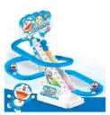 Automatic Stair-Climbing Race Track Set with Lights and Music (Doraemon Climbing Toy)