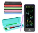 2 in 1 Pencil Box Cum Educational LCD Tablet Toy for Kids with Stylus - Digital Writing Slate Pen Case with Erase Button for School Stationery