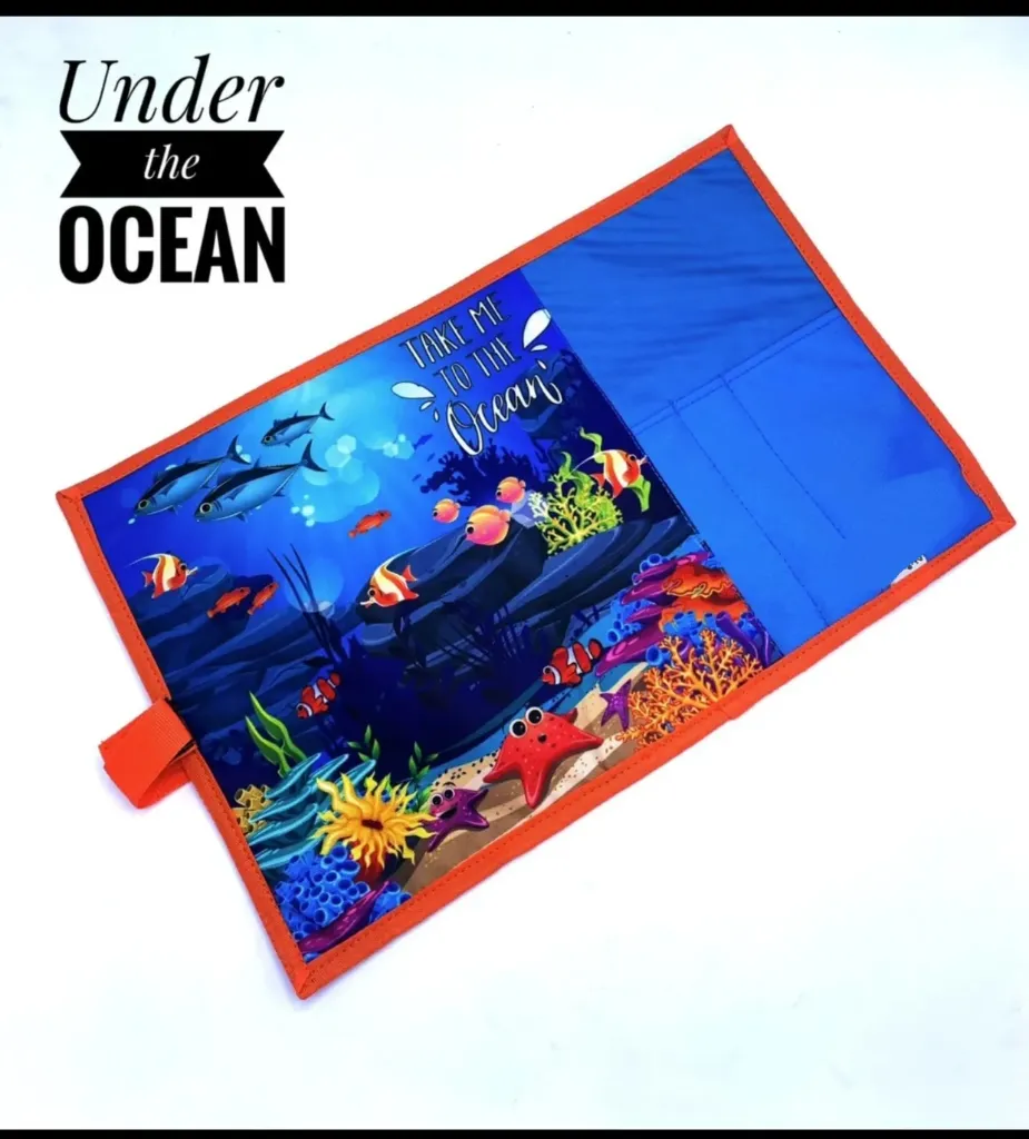 Roll on Dinosaur Printed Dinner Place-mats for Kids Roll Up Tablemats for Kids & Teenagers, Dinning mats Pack of 1