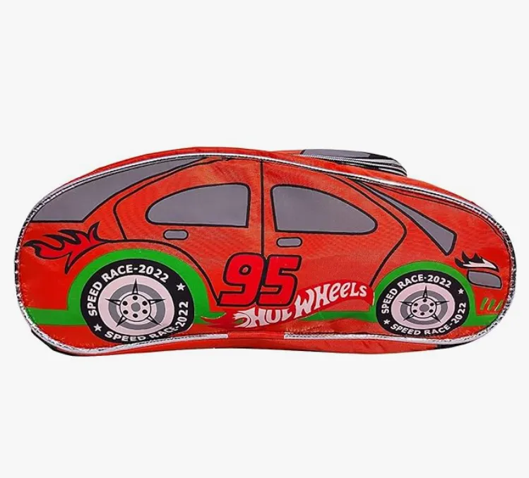 [travel bag  accessories - travel bags-42301] Car Shape Kids Backpack, Bag for Boys and Girls, Primary, Nursery School Bag for Kids