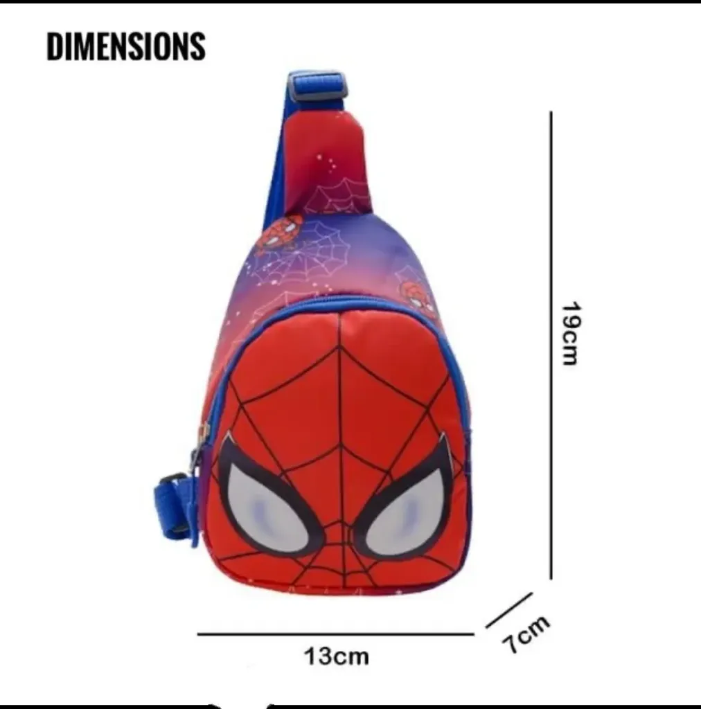 [travel bag  accessories - travel bags-42398] Crossbody Backpack Shoulder Chest Bag (Pack Of 1) | Crossbody Sling Bag For Kids | Birthday Return Gift | Crossbody Bag For Outdoor, Travel, Picnic | Messenger Bag For Boys & Girls