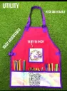 Multipurpose Teens Waterpoof Washable Apron with 4 pockets for Cooking, Art Painting and School (7 to 14 yrs- 23x18)