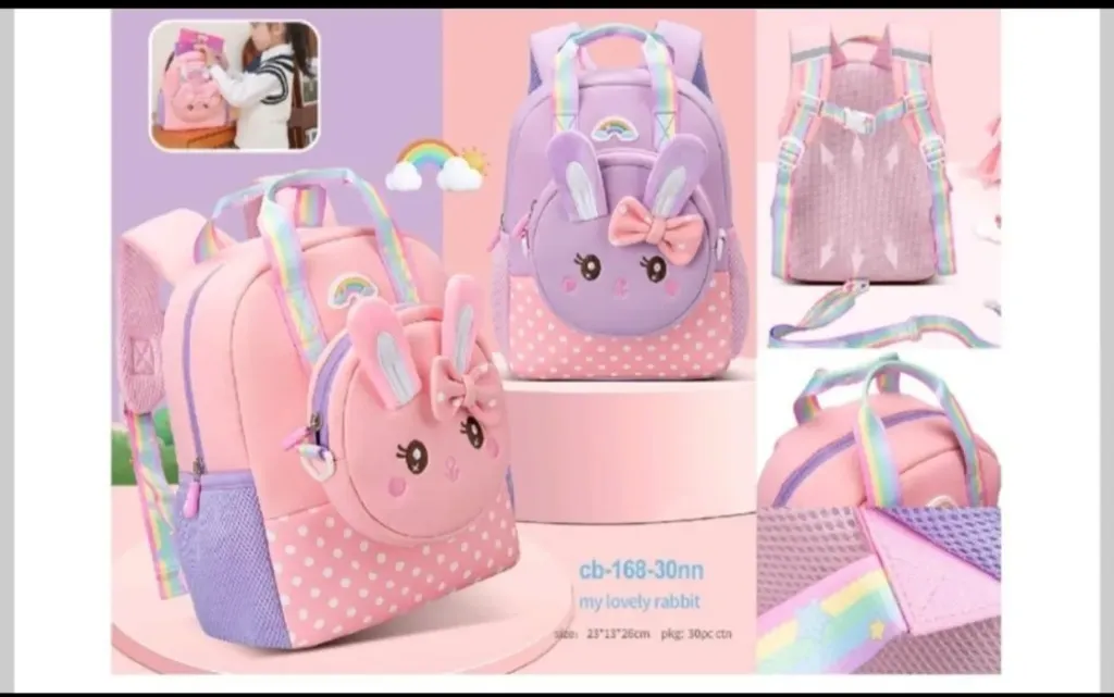 [school essentials - all backpacks-42786] Toddler Backpacks, Children Preschool Nursery Travel Bags with Safety Features for Baby Boys & Girls, Ages 2 to 6 Years