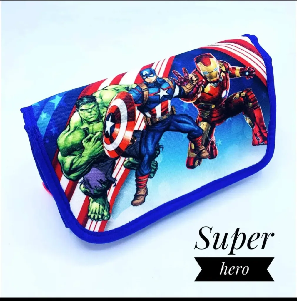 [school essentials - quirky stationary-44629] Flip Flap Stationery Pouch – Portable & Durable Organizer for Color Pencils, Pencils, Paint Brushes – Perfect for Artists, Students, Kids & Adults