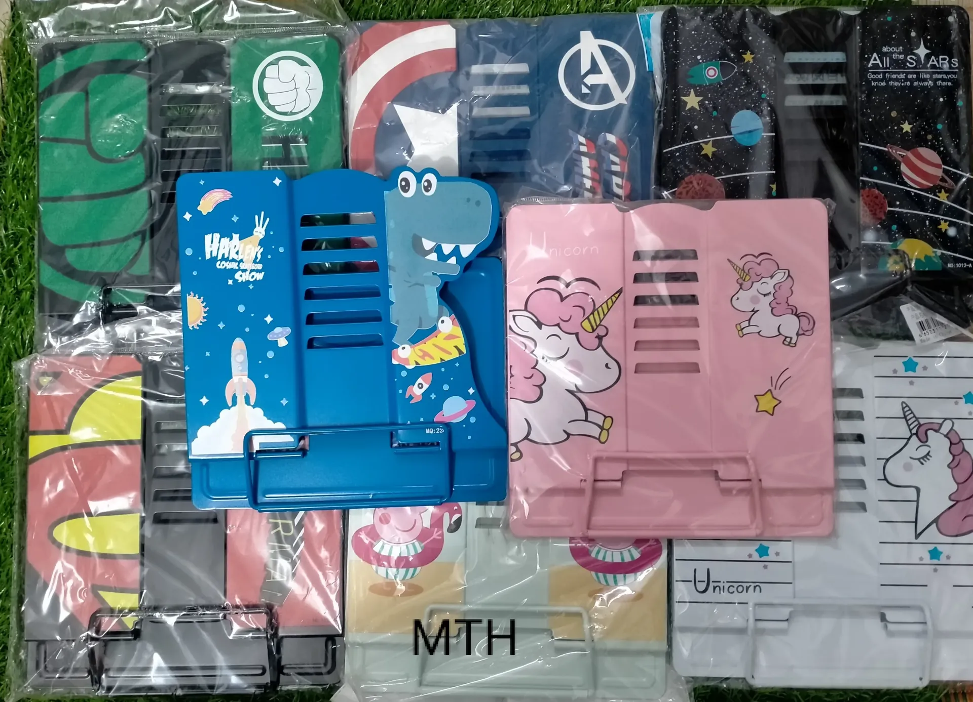 [school essentials - quirky stationary-46181] Adjustable Portable Multifunctional Kids Books Reading Stand, Bookend, Book Support Holder Stand for Reading Tablet Textbook