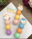 Unicorn shape cute stackable highlighter set'-Vibrant and fun pastel colors-Comes with 3 highlighters, colour are pink,yellow and purple-Perfect for school students (PACK OF 1 SET)