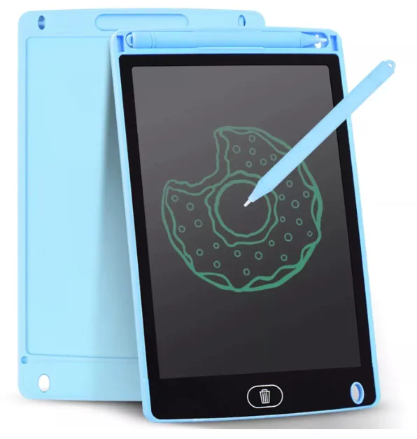 LCD Writing Tablet for Kids Electronic Magic Slate Drawing Doodle Rough Digital Pad with Pen Graphic Tab Smart Notepad (12")