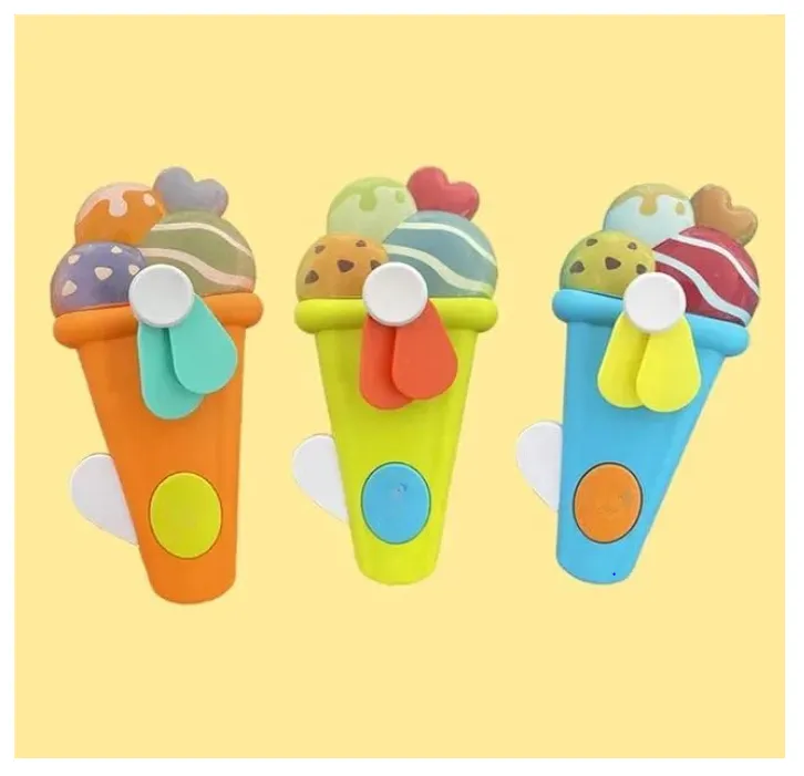 [toys  games - bubbles and guns-50255] Hand Pressure Mini Fan Fruit Shape Cute Squeeze Toys / Cool Summer Fan / Battery / Kids Fan Toys / Fan Without(Multi Color)