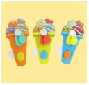 Hand Pressure Mini Fan Fruit Shape Cute Squeeze Toys / Cool Summer Fan / Battery / Kids Fan Toys / Fan Without(Multi Color) (Set of 2)