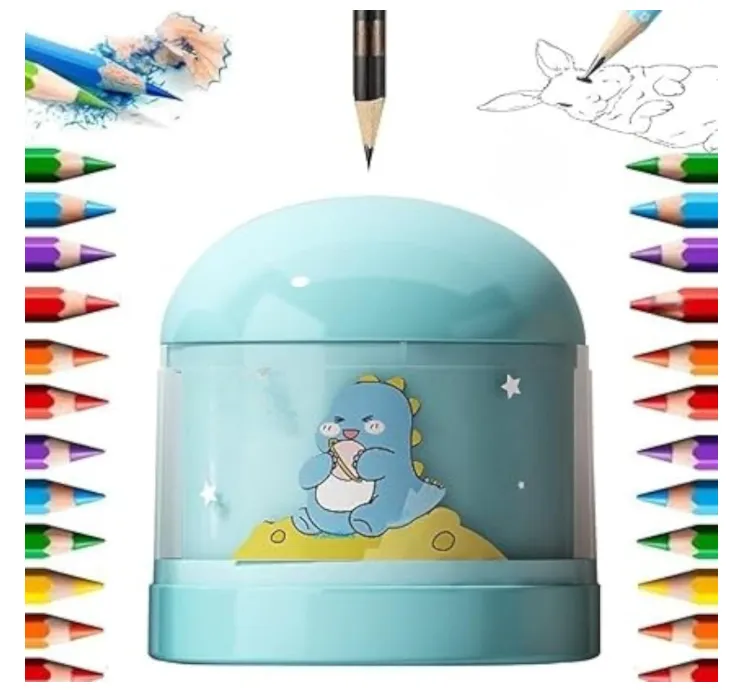 [school essentials - quirky stationary-50449] Automatic Pencil Sharpener - Table Machine for Kids, Birthday Return Gift