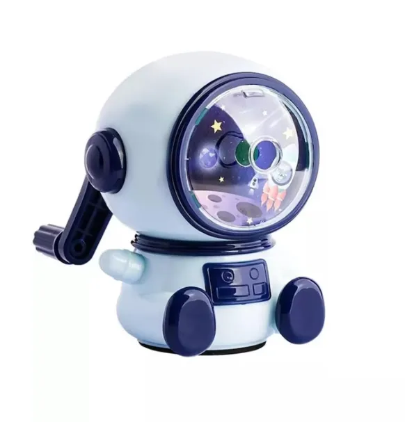[school essentials - quirky stationary-52971] Cute Space Astronaut Theme Pencil Sharpener for Kids, Office Stationary Items, Birthday Return Gift