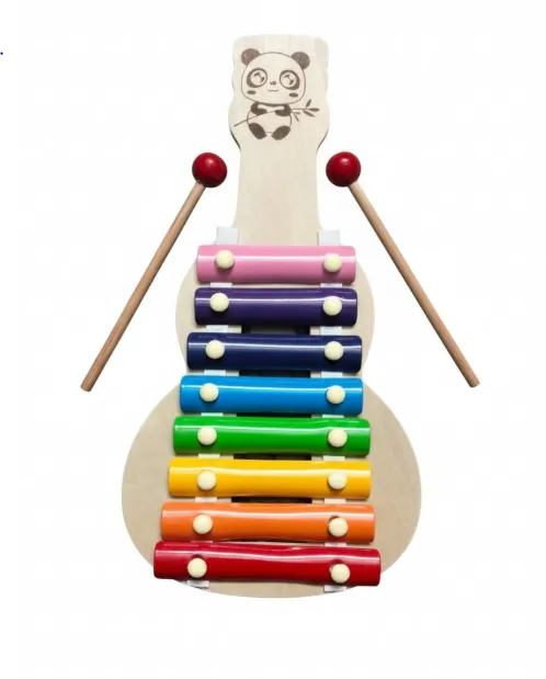[toys  games - wooden toys-54038] Wooden Xylophone for Kids,8 Colourful Notes,23 x 12 cm,with 2 Mallets with Child Safe Non-Toxic Material Safe Early Educational Musical Toy Gift For Kids,Rainbow Colors