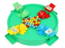 Frog Eat Beans Game-4 Players-61038, Eat The Beans, Hungry Frog Game for Kids, Multiplayer Games, Game for 4 Players, Board Game Multicolor
