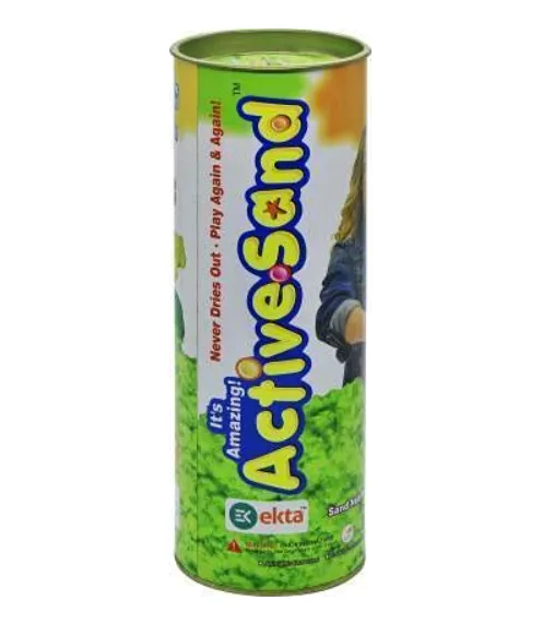 [art craft - accessories-64514] Active Sand Canister Playset for Kids 3+ Years / Sand Crafting Kit