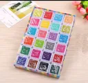 24 Color Ink pad for Finger Painting, Craft Stamps, DIY Craft, Scrapbooking and Much More