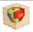 Wooden cube puzzle