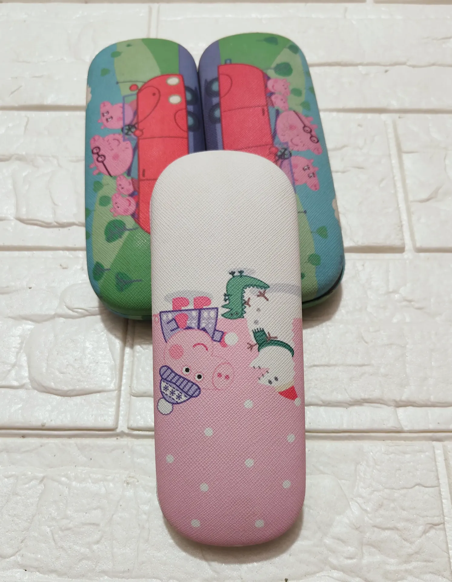 [kids accessories-72371] Colorful Cartoon Theme Sunglasses Cover | Cream Spectacle Case for Kids & Adults | Cute & Durable Specs Case | Lightweight Eyeglasses Pouch